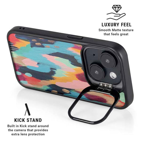Color Melt by Etta Vee iPhone 15 Kickstand Case